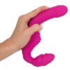 Strapless Strap-On 2 vibrátor s dálkovým ovládáním - růžový