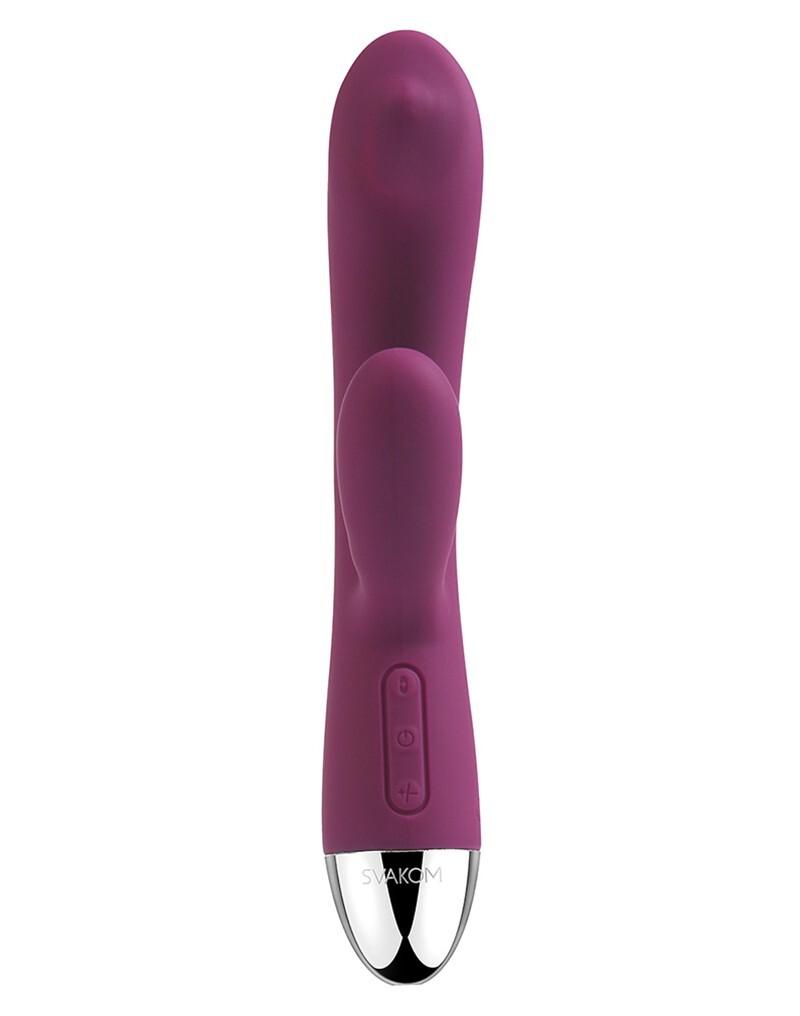 Svakom-Trysta-Rabbit-Vibrator-s-pohyblivou-kulickou-fialovy-4 Svakom Trysta Rabbit Vibrátor s pohyblivou kuličkou fialový