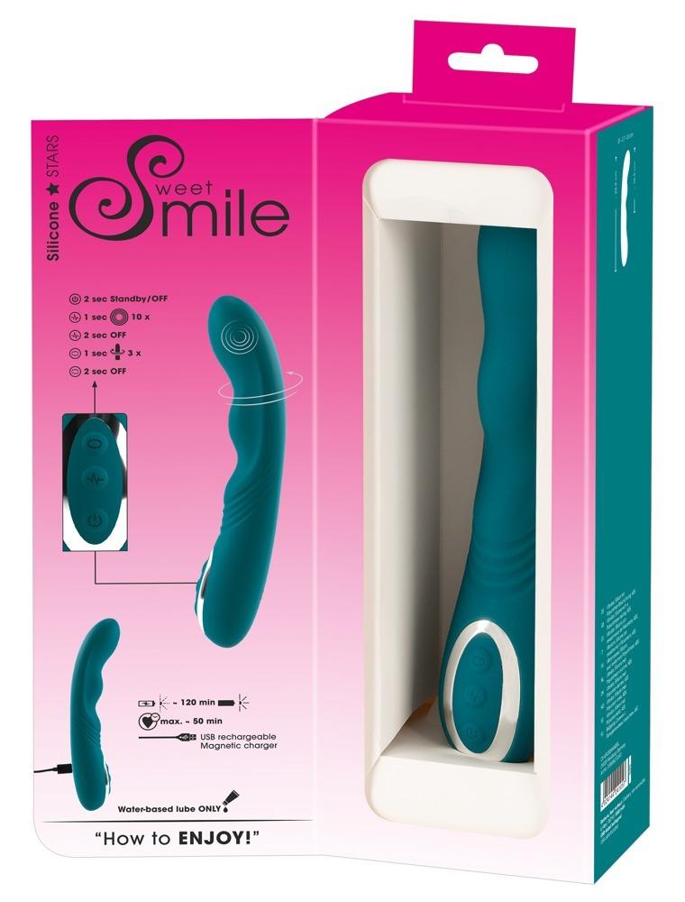 Sweet-Smile-G-Spot-vibrator-s-rotacni-spickou-16 Sweet Smile G-Spot vibrátor s rotační špičkou