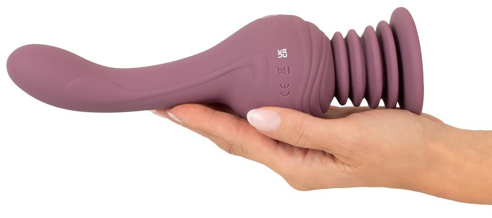 Turbo-shaker-G-spot-vibrator-s-odpruzenou-prisavkou-2 Turbo shaker G-spot vibrátor s odpruženou přísavkou