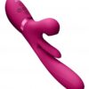 VIVE Kura G-Spot Vibrátor se stimulací klitorisu - růžový
