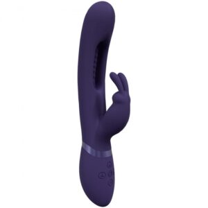 VIVE Mika Rabbit vibrátor s extra stimulací pro bod G - fialový