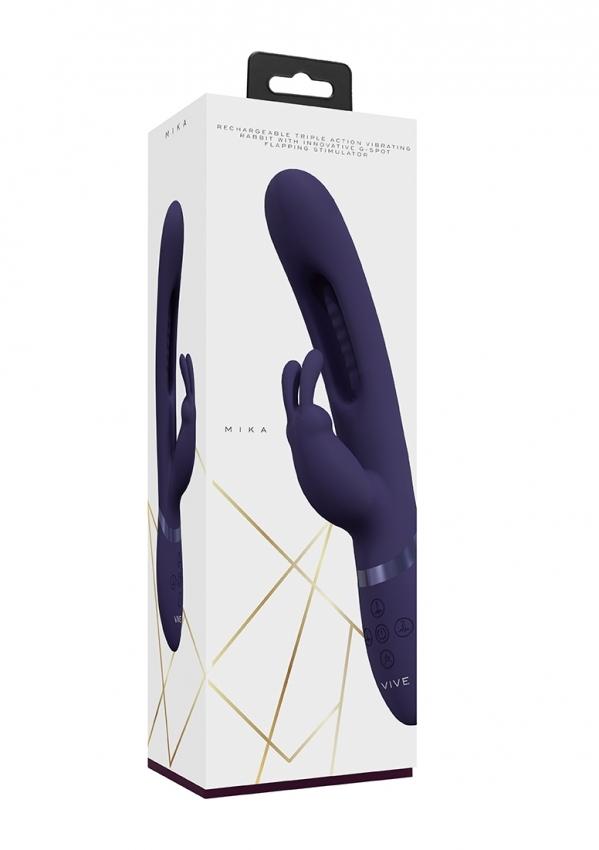 VIVE-Mika-Rabbit-vibrator-s-extra-stimulaci-pro-bod-G-fialovy-8 VIVE Mika Rabbit vibrátor s extra stimulací pro bod G - fialový
