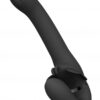 VIVE Satu Pulzační a vibrační strap-on - černý