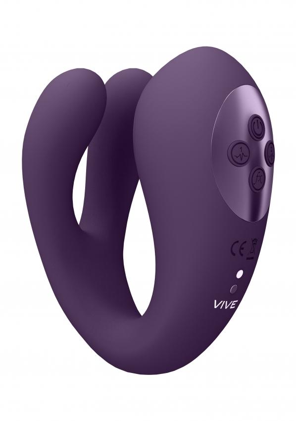 VIVE-Yoko-Vibrator-na-klitoris-a-G-bod-fialovy VIVE Yoko Vibrátor na klitoris a G-bod - fialový