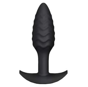 Wavy plug Anální kolík - černý