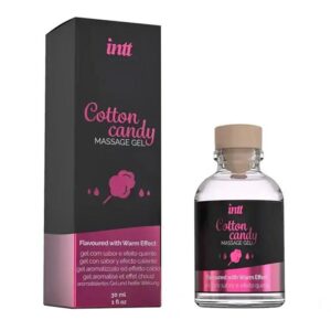intt Cotton Candy Masážní gel s hřejivým efektem 30 ml