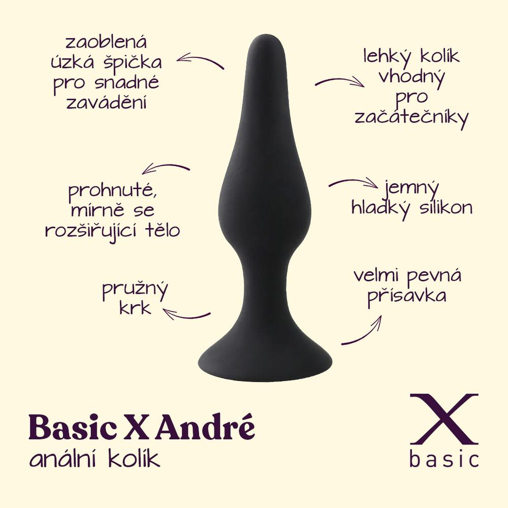 BASIC-X-Andre-analni-kolik-vel.-M-cerny-2 BASIC X André anální kolík vel. M černý