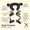 BASIC X Angee - poutací pásy na ruce a nohy černé
