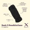 BASIC X Bondage lano 5 m - černé