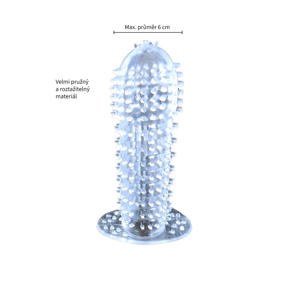 BASIC-X-Broon-stimulacni-navlek-na-penis-transparentni-4 BASIC X Broon stimulační návlek na penis transparentní
