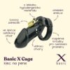 BASIC X CAGE KLEC NA PENIS ČERNÁ