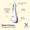 BASIC X Cesar transparentní penis s přísavkou L
