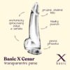 BASIC X Cesar transparentní penis s přísavkou XXL