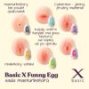 BASIC X FUNNY EGG SADA MASTURBÁTORŮ 6 KS