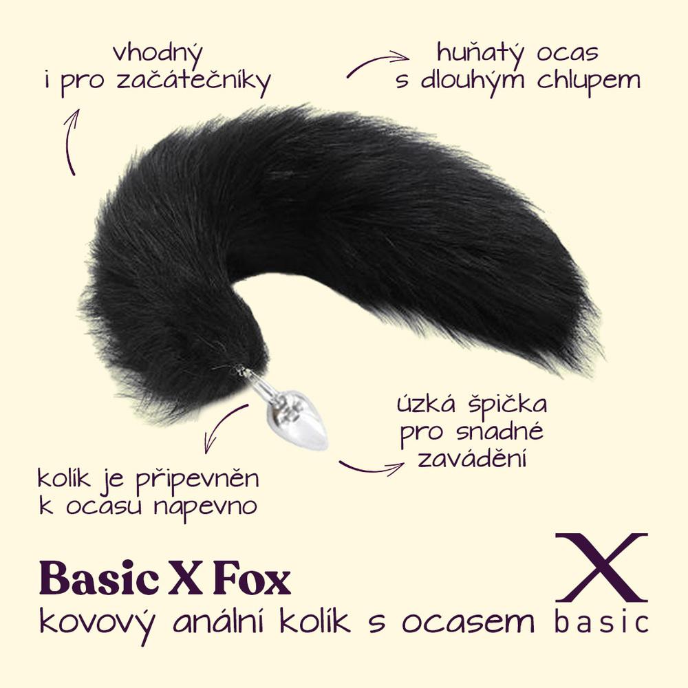BASIC-X-Fox-Kovovy-analni-kolik-s-ocasem-2 BASIC X Fox Kovový anální kolík s ocasem