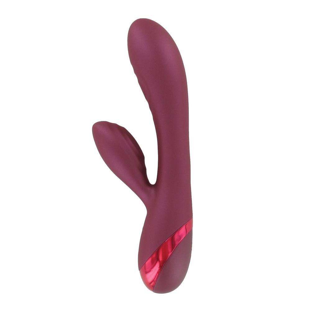 BASIC-X-Hayden-rabbit-vibrator-cerveny-10 BASIC X Hayden rabbit vibrátor červený