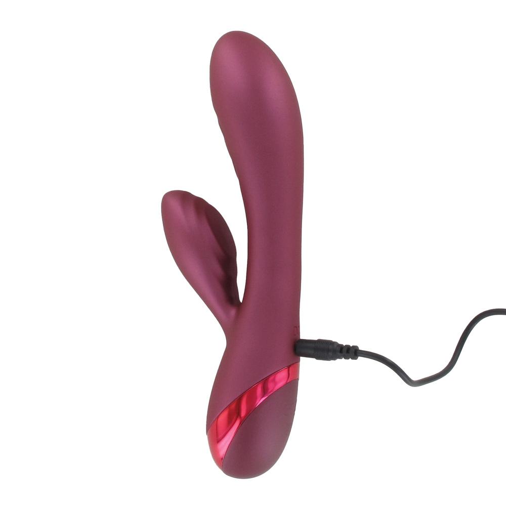 BASIC-X-Hayden-rabbit-vibrator-cerveny-16 BASIC X Hayden rabbit vibrátor červený