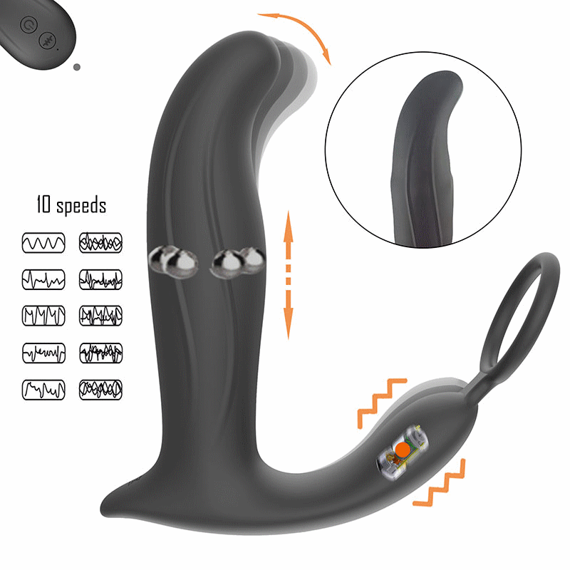 BASIC-X-Jerry-stimulator-prostaty-na-dalkove-ovladani-cerny-6 BASIC X Jerry stimulátor prostaty na dálkové ovládání černý