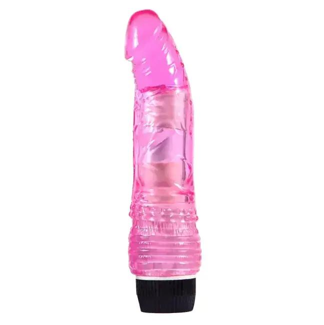 BASIC-X-Jose-realisticky-gelovy-vibrator-ruzovy-6 BASIC X José realistický gelový vibrátor růžový