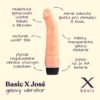 BASIC X José realistický gelový vibrátor tělový