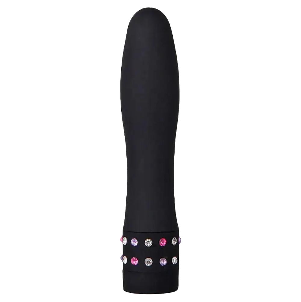 BASIC-X-Julien-minivibrator-zdobeny-kaminky-cerny-6 BASIC X Julien minivibrátor zdobený kamínky černý
