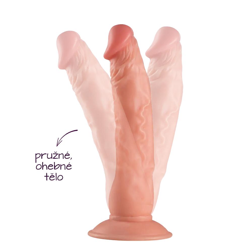 BASIC-X-LANCE-REALISTICKE-DILDO-S-PRISAVKOU-TELOVE-6 BASIC X LANCE REALISTICKÉ DILDO S PŘÍSAVKOU TĚLOVÉ