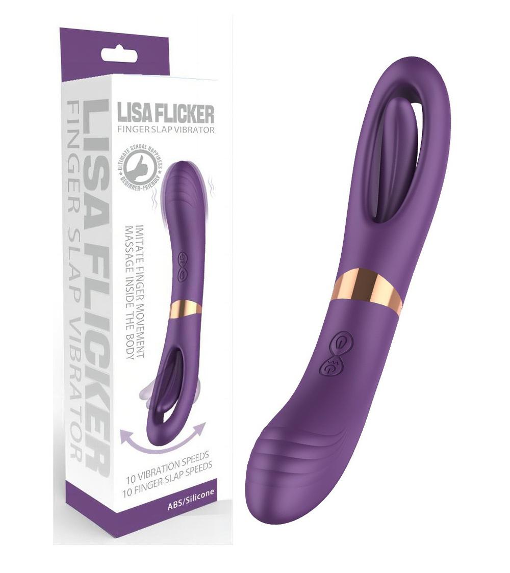 BASIC-X-LISA-OBOUSTRANNY-VIBRATOR-FIALOVY-18 BASIC X LISA OBOUSTRANNÝ VIBRÁTOR FIALOVÝ