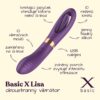 BASIC X LISA OBOUSTRANNÝ VIBRÁTOR FIALOVÝ