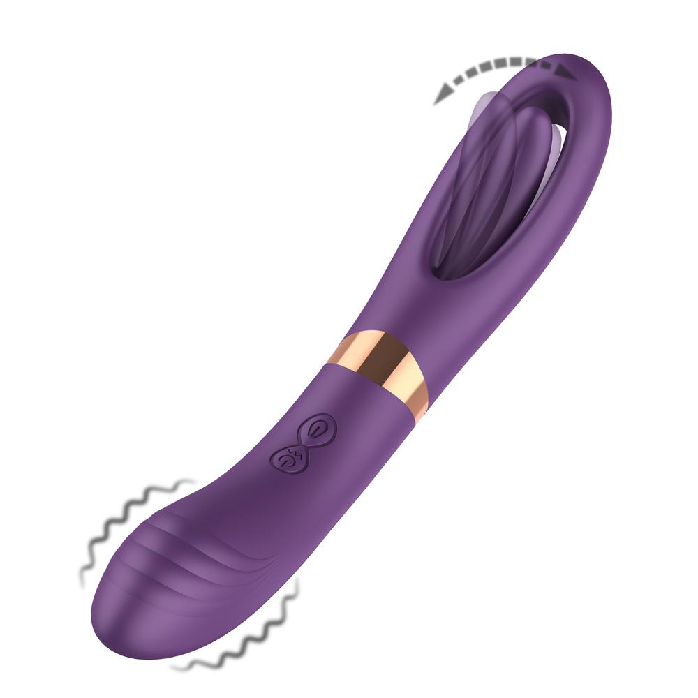 BASIC-X-LISA-OBOUSTRANNY-VIBRATOR-FIALOVY BASIC X LISA OBOUSTRANNÝ VIBRÁTOR FIALOVÝ