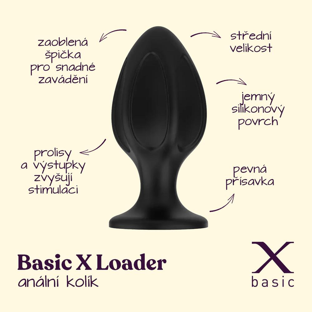 BASIC-X-Loader-silikonovy-analni-kolik-M-2 BASIC X Loader - silikonový anální kolík M