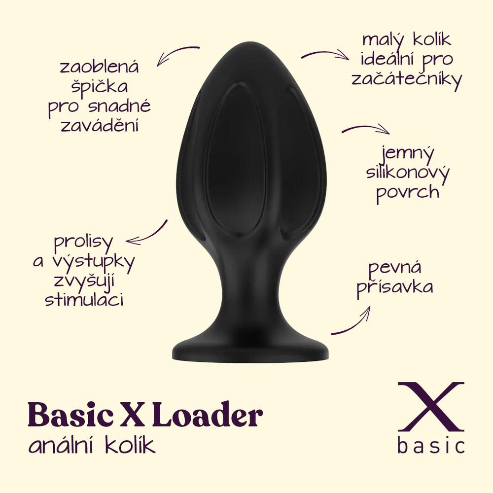 BASIC-X-Loader-silikonovy-analni-kolik-S-2 BASIC X Loader - silikonový anální kolík S