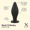 BASIC X Marley anální kolík černý