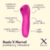 BASIC X Marvel podtlakový stimulátor růžový