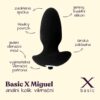BASIC X Miguel Anální kolík vibrační černý