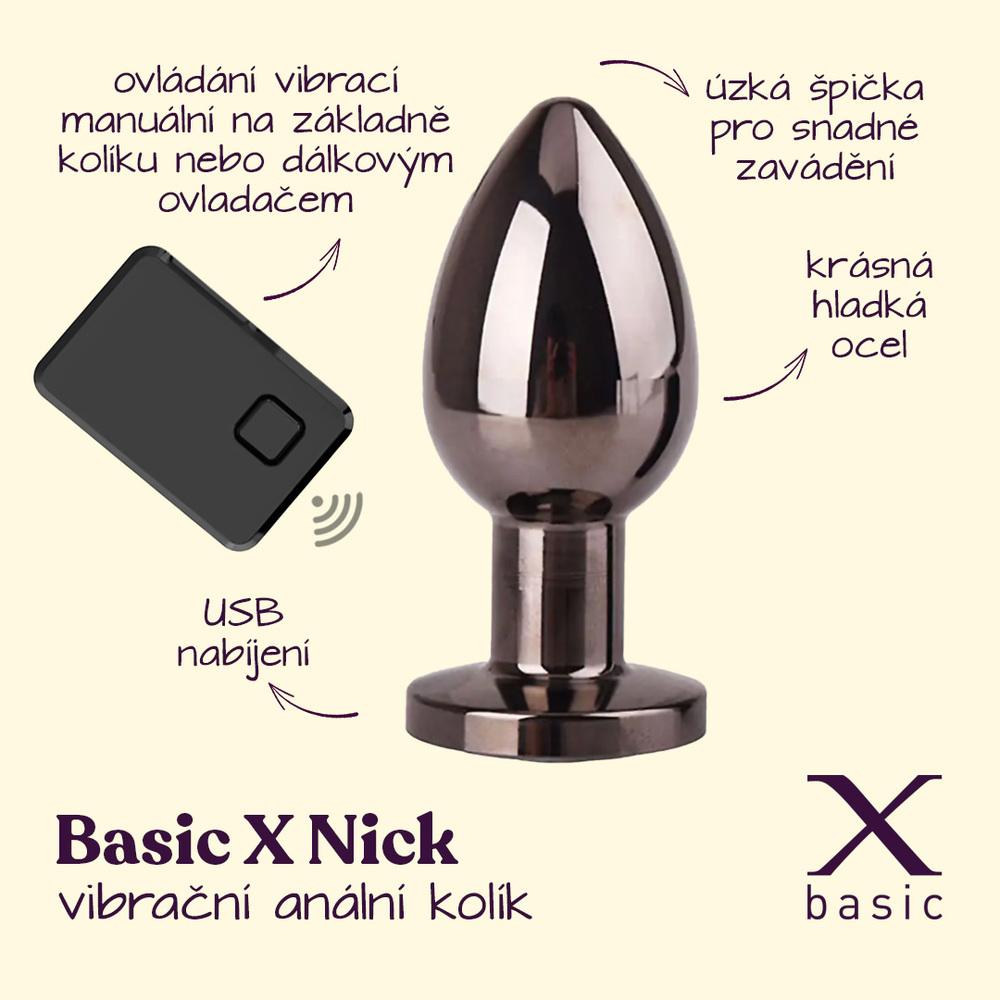 BASIC-X-Nick-vibracni-kovovy-analni-kolik-na-dalkove-ovladani-2 BASIC X Nick vibrační kovový anální kolík na dálkové ovládání