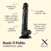 BASIC X PABLO REALISTICKÉ DILDO ČERNÉ