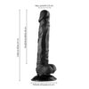 BASIC X PABLO REALISTICKÉ DILDO ČERNÉ