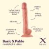 BASIC X PABLO REALISTICKÉ DILDO TĚLOVÉ