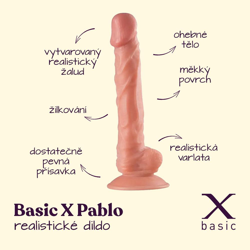 BASIC-X-PABLO-REALISTICKE-DILDO-TELOVE-2 BASIC X PABLO REALISTICKÉ DILDO TĚLOVÉ