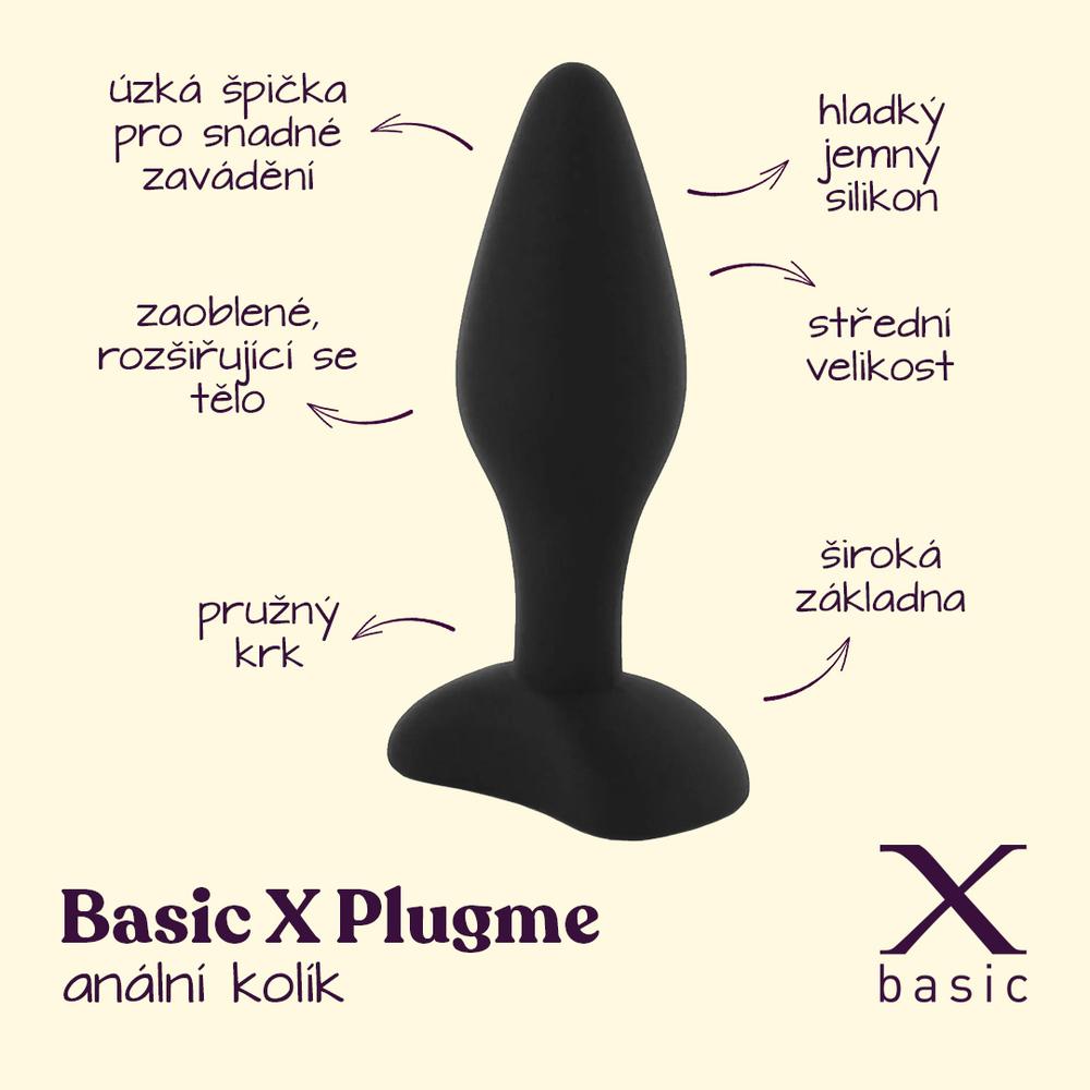 BASIC-X-PlugMe-silikonovy-analni-kolik-M-2 BASIC X PlugMe - silikonový anální kolík M