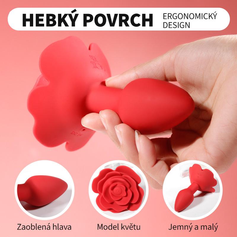 BASIC-X-ROTACNI-A-VIBRACNI-ANALNI-KOLIK-CERVENY-10 BASIC X ROTAČNÍ A VIBRAČNÍ ANÁLNÍ KOLÍK ČERVENÝ