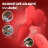 BASIC X ROTAČNÍ A VIBRAČNÍ ANÁLNÍ KOLÍK ČERVENÝ