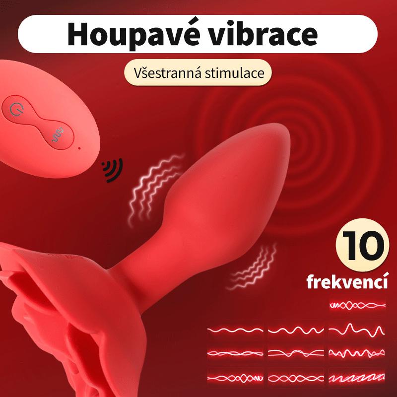 BASIC-X-ROTACNI-A-VIBRACNI-ANALNI-KOLIK-CERVENY-8 BASIC X ROTAČNÍ A VIBRAČNÍ ANÁLNÍ KOLÍK ČERVENÝ