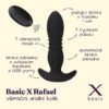 BASIC X Rafael vibrační anální kolík na dálkové ovládání černý