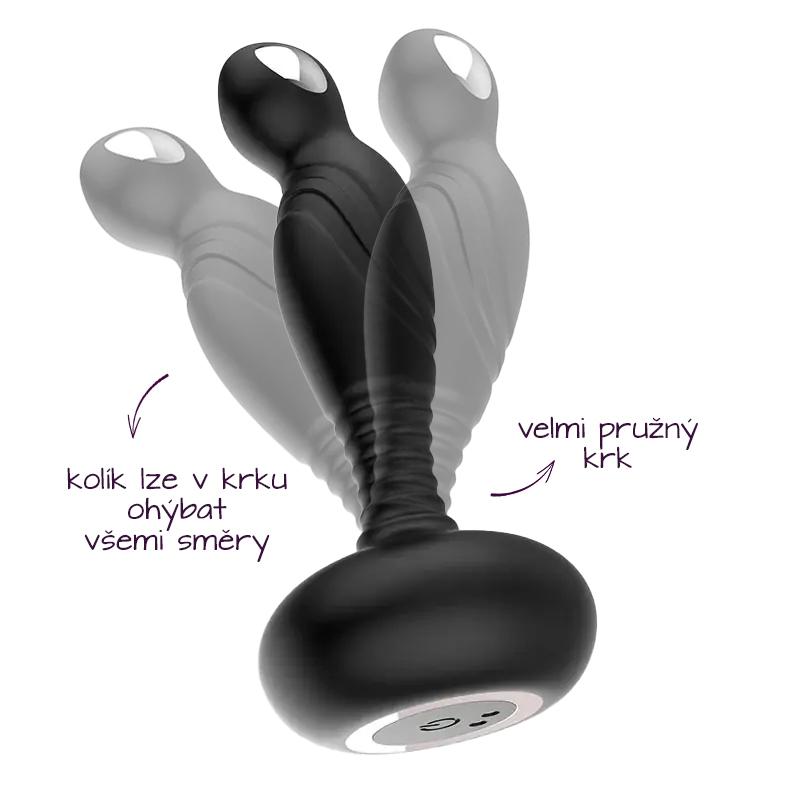 BASIC-X-Ralph-stimulator-prostaty-s-pohyblivou-spickou-a-elektrostimulaci-cerny-6 BASIC X Ralph stimulátor prostaty s pohyblivou špičkou a elektrostimulací černý