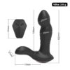 BASIC X Raptor stimulátor prostaty černý
