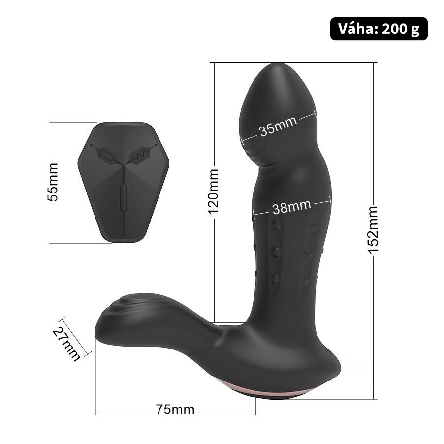 BASIC-X-Raptor-stimulator-prostaty-cerny-4 BASIC X Raptor stimulátor prostaty černý