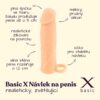 BASIC X Realistický zvětšující návlek na penis M - tělový