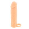 BASIC X Realistický zvětšující návlek na penis S - tělový